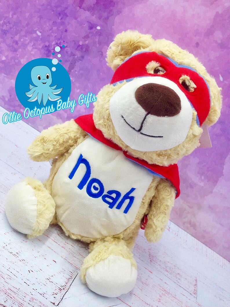 Personalised Cubbies Hero Bear Personalised Teddy Bear Hero | Etsy