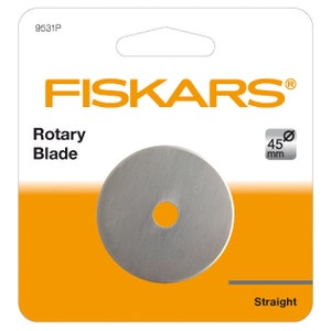 Fiskars 45mm Straight Stainless Steel Replacement Rotary Cutter Blade