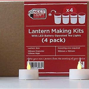 Lampshade Making Kit Make Your Own Lampshade Using the Material of Your Choice 15cm, 20cm, 25cm, 30cm, 35cm, 40cm, 45cm, 70cm image 4