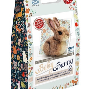 Craft Kit Company Baby Bunny Needle Felting Kit