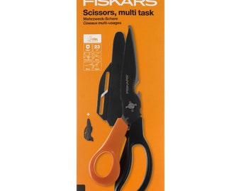 Fiskars Cuts+more Ultiem multifunctioneel gereedschap - Roestvrij staal met titaniumcoating