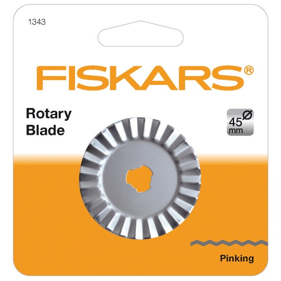 Fiskars 45mm Pinking Stainless Steel Replacement Rotary Cutter Blade 