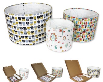 Lampshade Making Kit - Make Your Own Lampshade Using the Material of Your Choice 15cm, 20cm, 25cm, 30cm, 35cm, 40cm, 45cm, 70cm