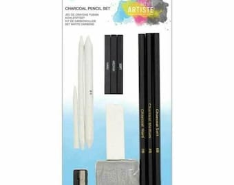 Set di matite a carboncino Docrafts Artiste