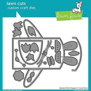 Lawn Fawn Spring Critter Huggers Custom Craft Dies