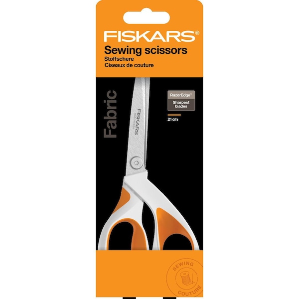 Fiskars 21cm Razoredge Fabric Scissors Dressmaking And Craft Shears