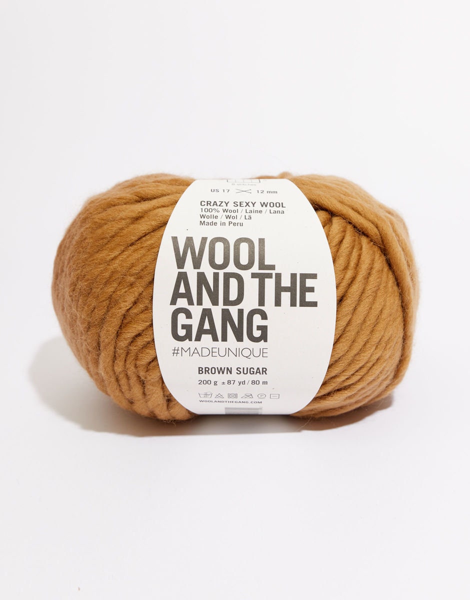 WOOL AND THE GANG 5玉 CRAZY 毛糸 手編み ニット セット｜手芸素材・材料