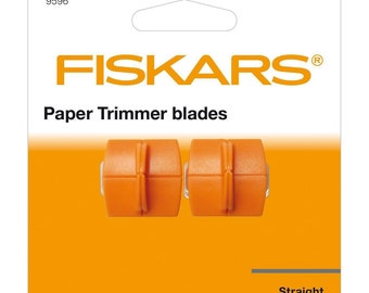 Fiskars Paper Trimmer Blades Straight Cutting Twin Pack