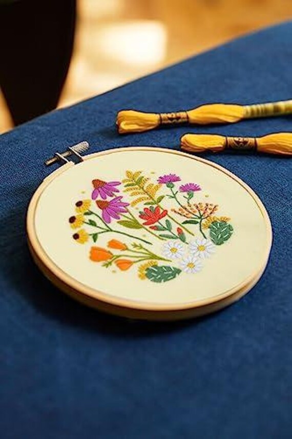 English Garden Embroidery Kit by Celeste Johnston English Garden Embroidery Kit by Celeste Johnston