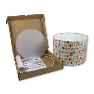 Lampshade Kits - Make Your Own Lampshades - 30cm Diameter Drum