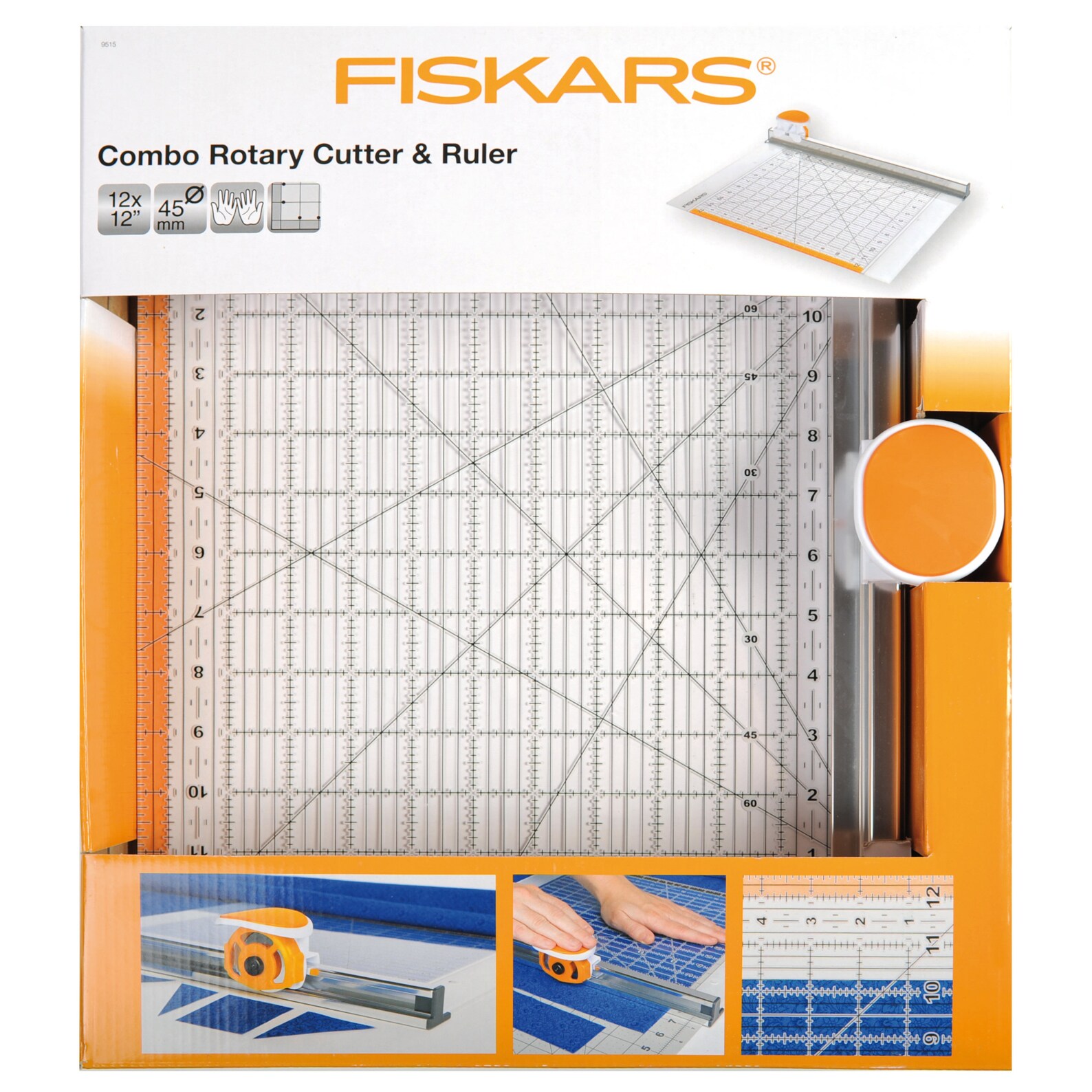 Fiskars Combo Rotary Cutter & Ruler 12x 12 Etsy UK