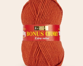 Hayfield Bonus Chunky 100% Acrylic Yarn 137 m - Fuchs 0779