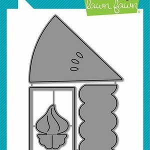 Lawn Fawn Cake Slice Box Pie Add-on Custom Craft Dies