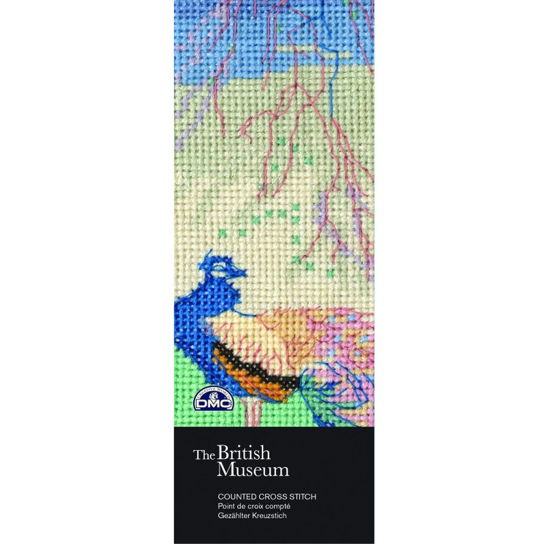 DMC British Museum When Winter Wanes Counted Cross Stitch Bookmark Kit