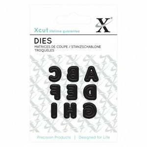 Xcut Mini Die - Alfabeto Maiúsculo