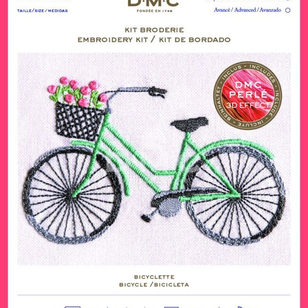 Bicycle Embroidery Etsy