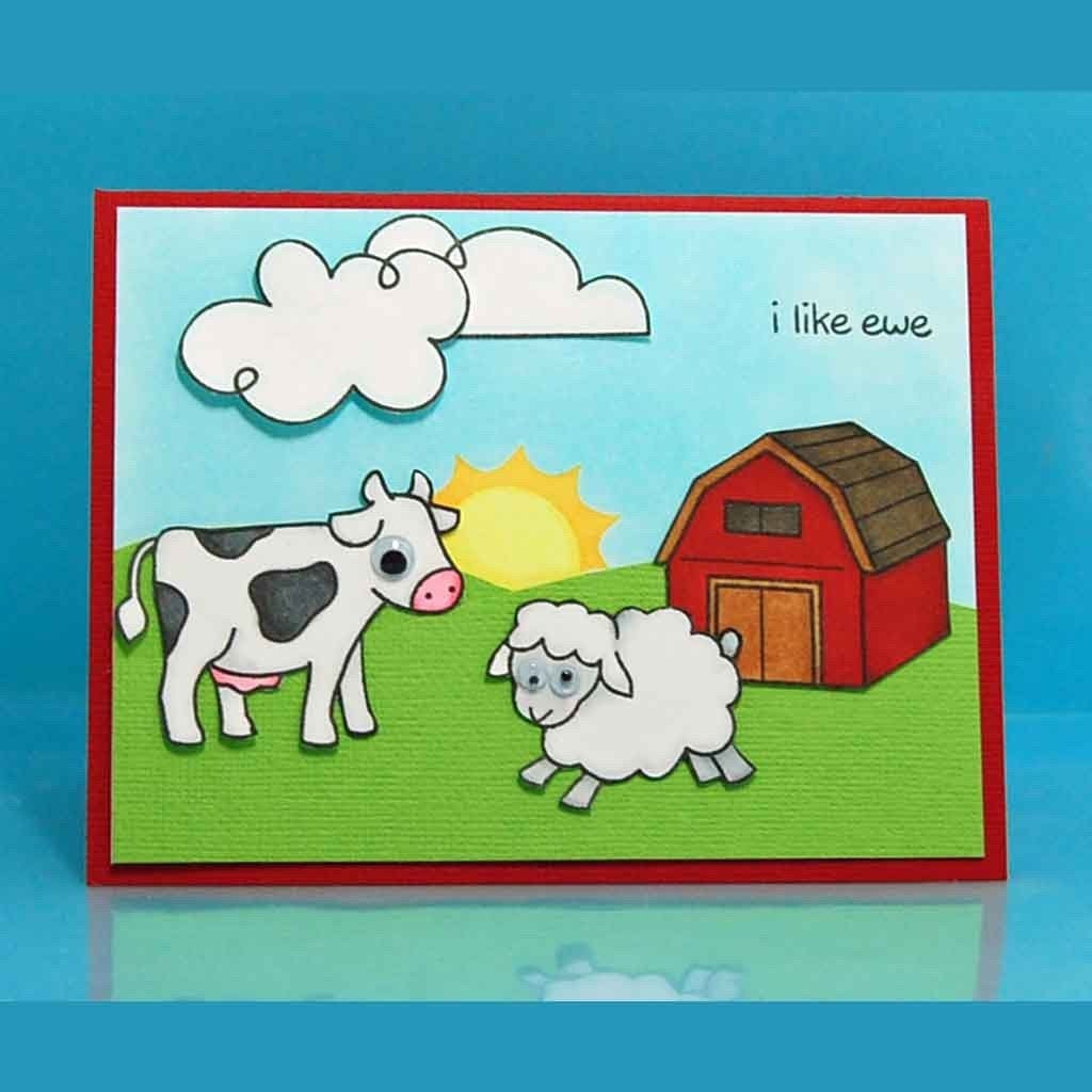 Lawn Fawn Critters on the Farm Clear Stamp & Die Set - Etsy