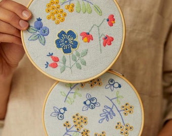 Dmc The Forest Fruits Embroidery Duo Kit - Mindfull Making