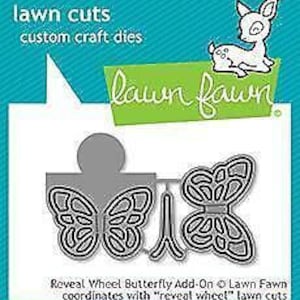 Lawn Fawn Reveal Wheel Butterfly Add-on Custom Craft Dies