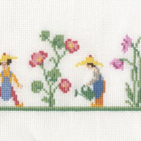 Garden Cross Stitch Etsy UK