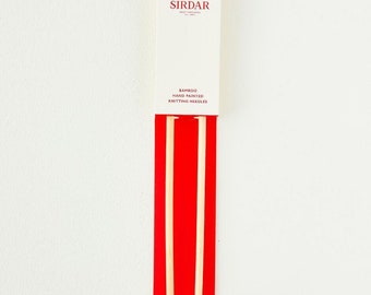 Sirdar handgeschilderde bamboe breinaalden, één punt, 35 cm x 6,50 mm