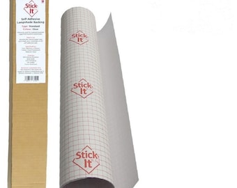 Stick-it Clear Self-adhesive Lampshade Vinyl 1460 X 500mm
