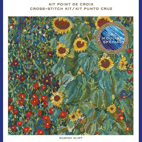DMC Gustav Klimt Counted Cross Stitch Kit the Kiss Etsy UK