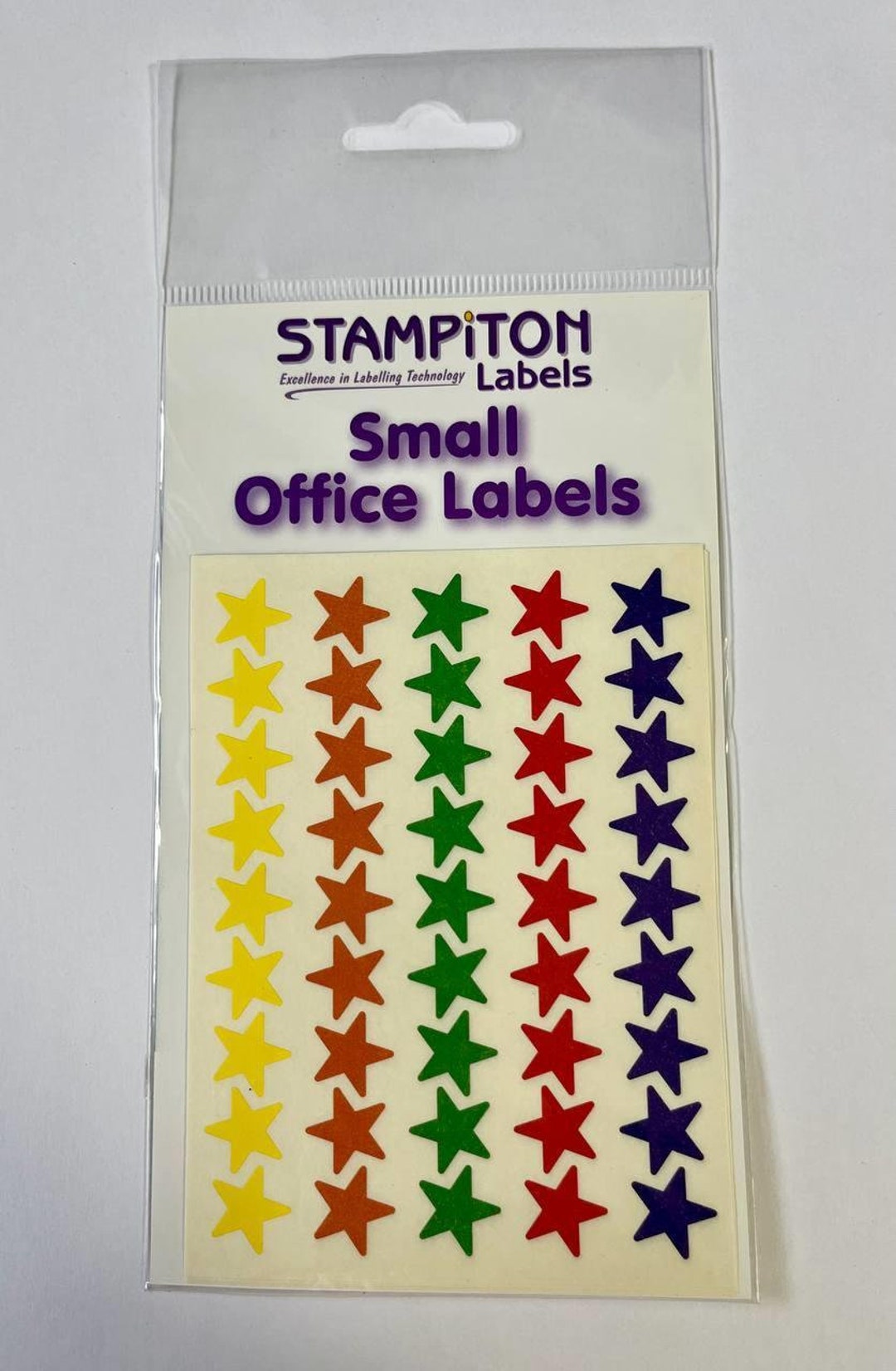Stars Table Label Labels 12mm Coloured Stars 180pcs - Etsy