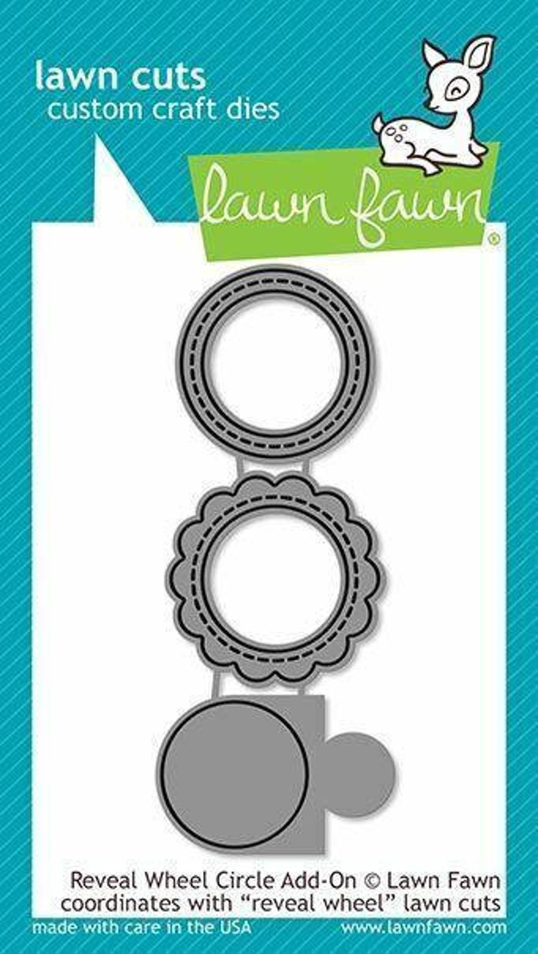Lawn Fawn Reveal Wheel Circle Add-on Custom Craft Dies - Etsy