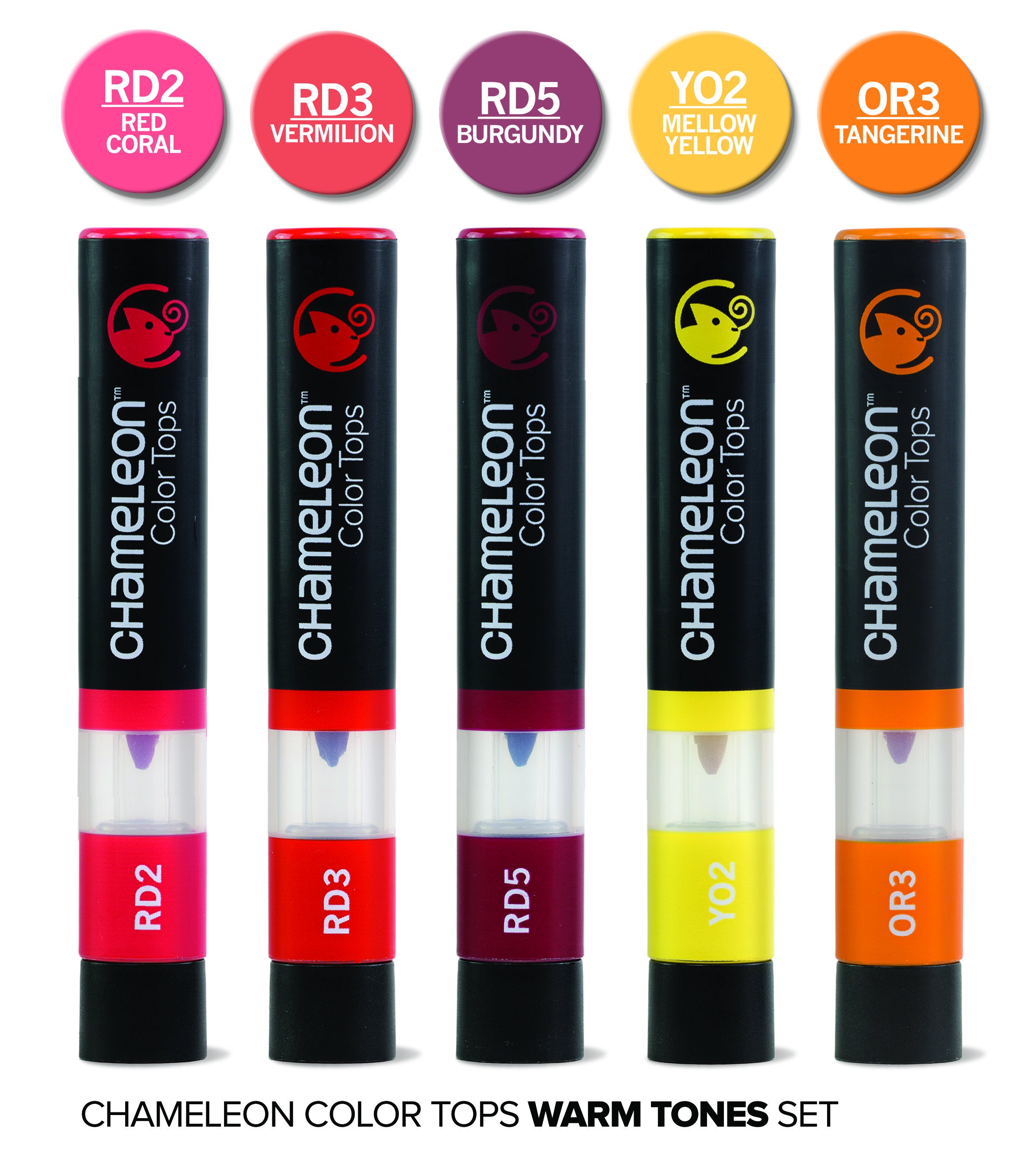 Chameleon Pens Color Tops: Seamless Color To Color Blends by