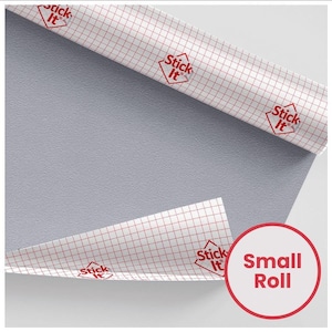 Paralume in vinile goffrato autoadesivo argento metallizzato Stick-it 1460 x 500 m