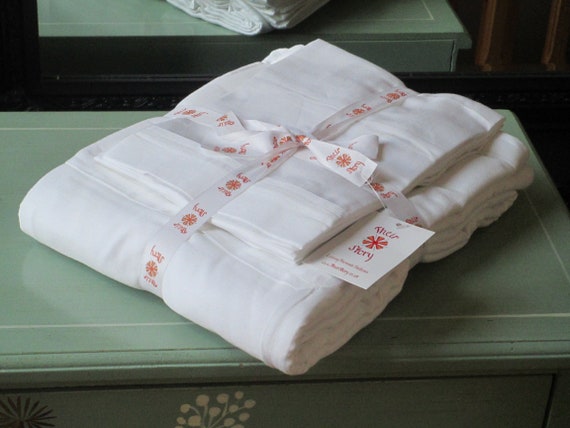 Duvet Cover Set Fair Trade Organic 100 Cotton Hotel White Etsy