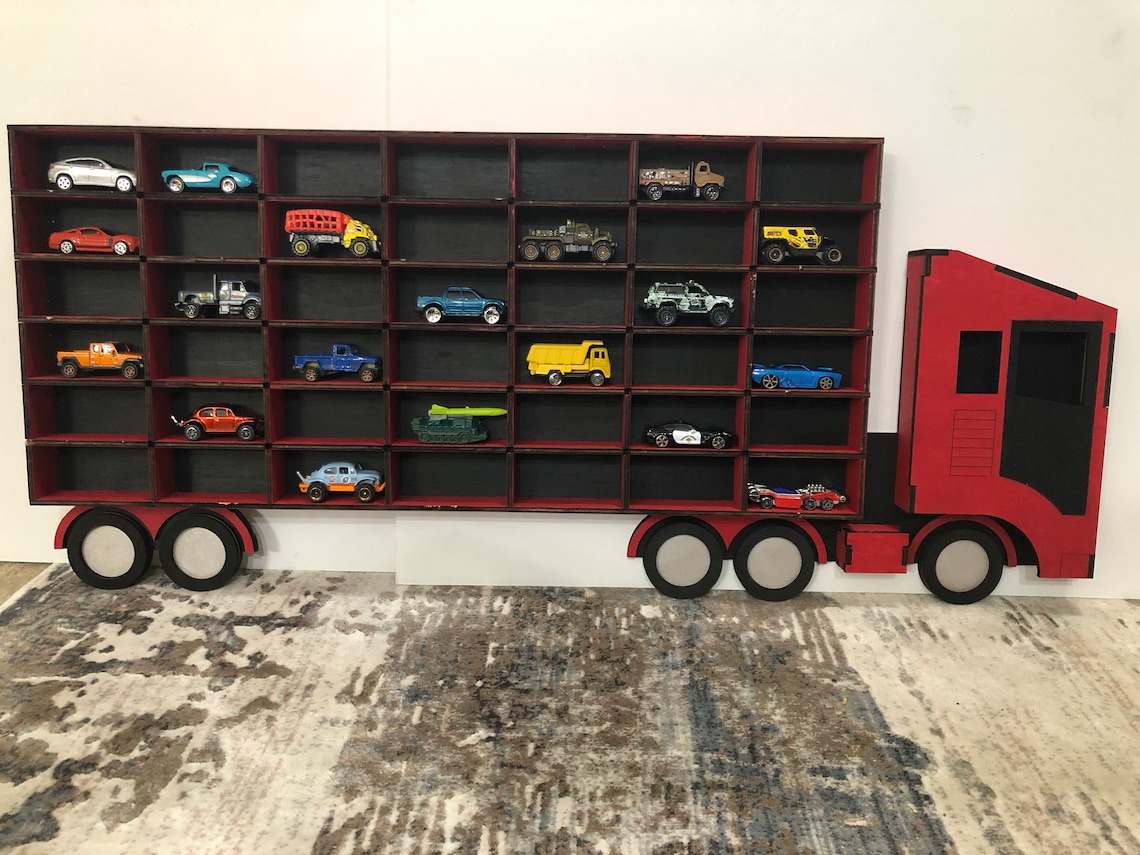 Hot Wheels Storage Truck Etsy