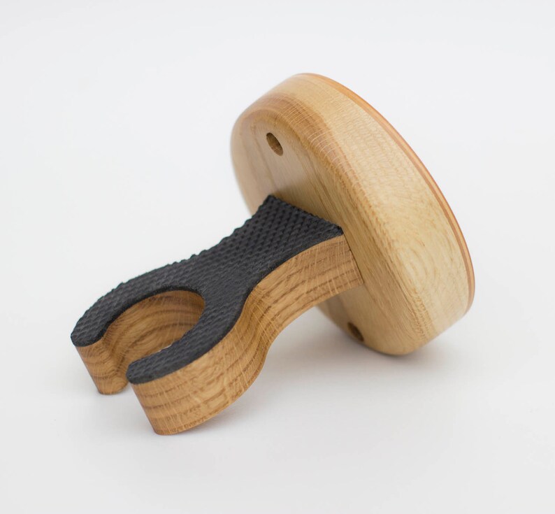 Oak wood ukulele wall mount hanger Etsy