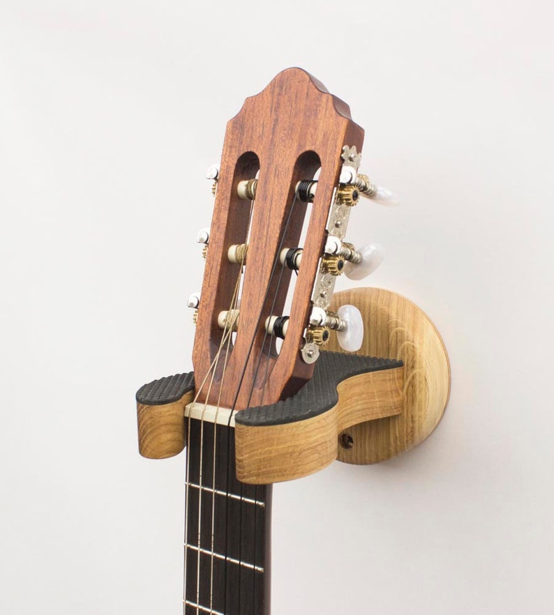 Acoustic Guitar Wall Mount Hanger Made of Oak Etsy Australia