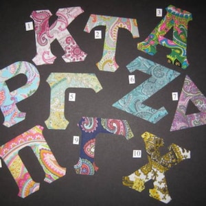 Paisley Prints Greek Letter sigma delta tau beta gamma alpha epsilon zeta theta kappa lambda mu nu xi omicron pi rho sigma tau phi chi omega