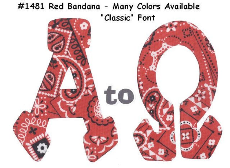 Floral Prints Greek Ironon Letters Alpha Omega Rho Beta Theta Xi Delta ...