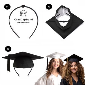 GradCapBand Secures Your Graduation Cap. Don't Change Your Hair. Upgrade Your Cap