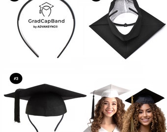 GradCapBand Secures Your Graduation Cap. Don't Change Your Hair. Upgrade Your Cap