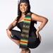 Black Grads Matter Class of 2022 Authentic Kente Cloth Graduation Stole Sash Kinte Stoll