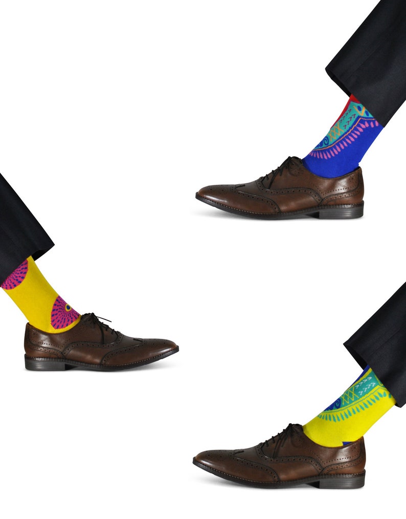 Premium Quality Dashiki Socks for Dress or Casual Novelty 3 Etsy