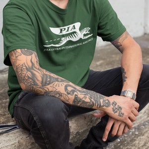 Pakistan International Airlines T-Shirt Pakistani Airways TShirt Merchandise Tourist Souvenir
