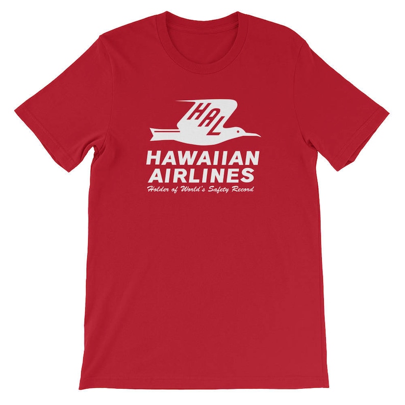 Hawaiian Airlines Shortsleeve Unisex Tshirt S 2XL Etsy