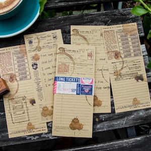Vintage Style Memo Notepads
