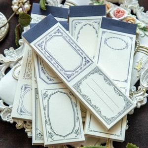 Elegant Vintage Border Memo Notepads