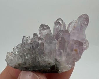 Lovely Quartz var Amethyst from Chala mine,  Haskovo, Bulgaria , Purple Mineral, Purple Crystal, Rare Amethist, Stone, Gem, NA3747