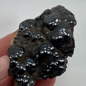 Raw Hematite from Marrocco , Hematite Crystal , Rough Hematite , Chakra , Black Crystal , Black Mineral, Botryoidal Hematite , stone, NA1119