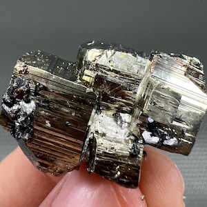 Aesthetic Pyrite with Sphalerite from Krushev dol mine, Madan, Bulgaria, Natural Mineral, stone rock, Crystal, collection, NA1741