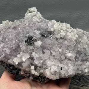 Large Amethyst with Sphalerite from Chala mine, Haskovo, Bulgaria, Crystal, Nature Mineral, Purple Stone, collection, NA1418