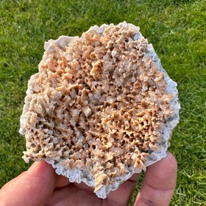 Rare Two Generations Calcite Perimorph from famous Krushev dol mine , Madan Bulgaria , rare morphology,  Stone, Rock, Collection, N1148